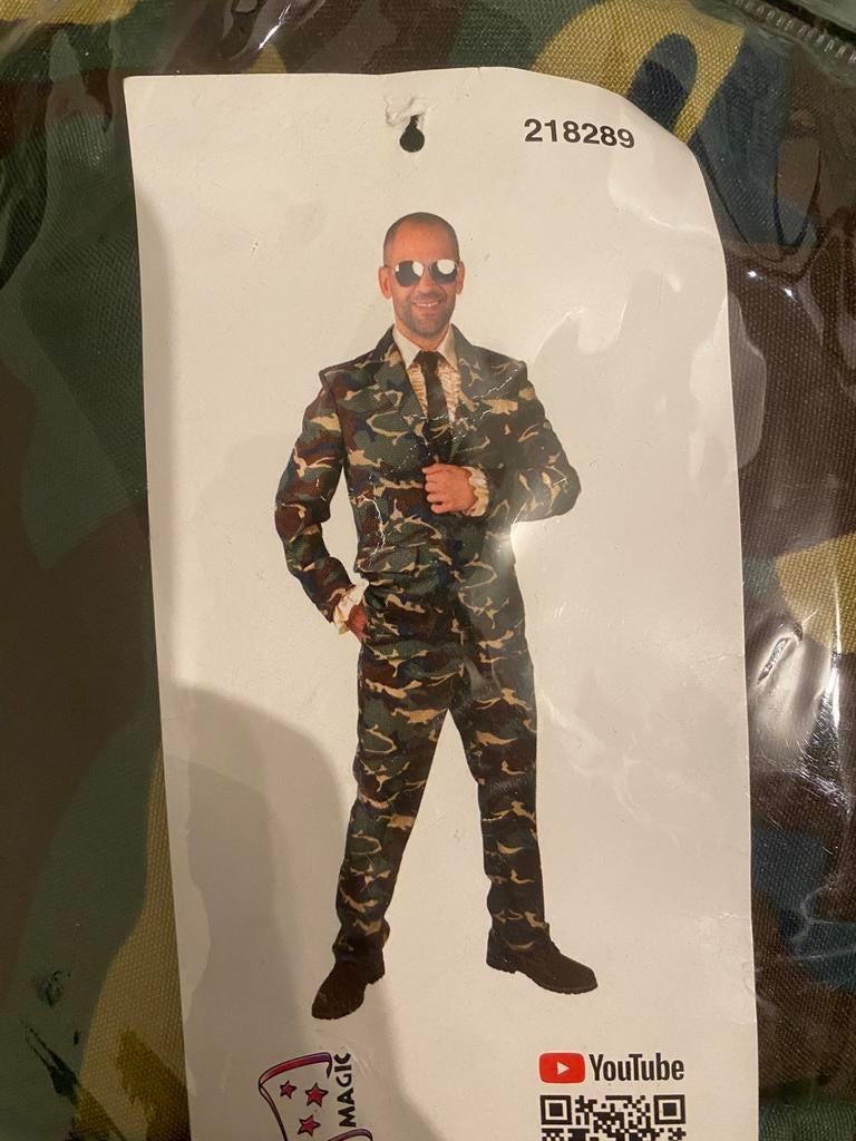 Leger carnavals pak L, Ophalen of Verzenden, Zo goed als nieuw