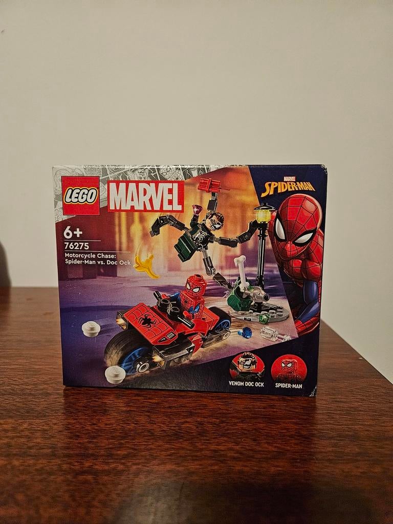Lego 76275 Spider-Man Motorcycle Chase NIEUW, Ophalen of Verzenden, Nieuw