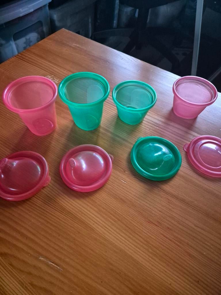 Bekers met Deksel, Ophalen of Verzenden, Gebruikt