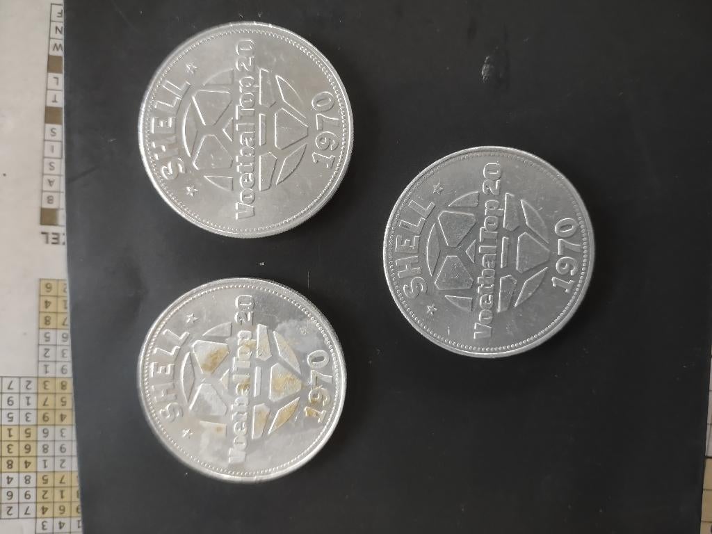 Verzamel munten van Shell, knvb, voetbal, historie, Verzamelen, Ophalen of Verzenden, Zo goed als nieuw
