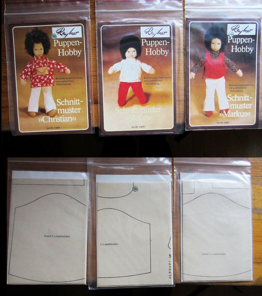 Poppenkleertjes maken:puppen-hobby (3 x kant en klaar patr), Hobby en Vrije tijd, Kledingpatronen, Overige merken, Overige typen