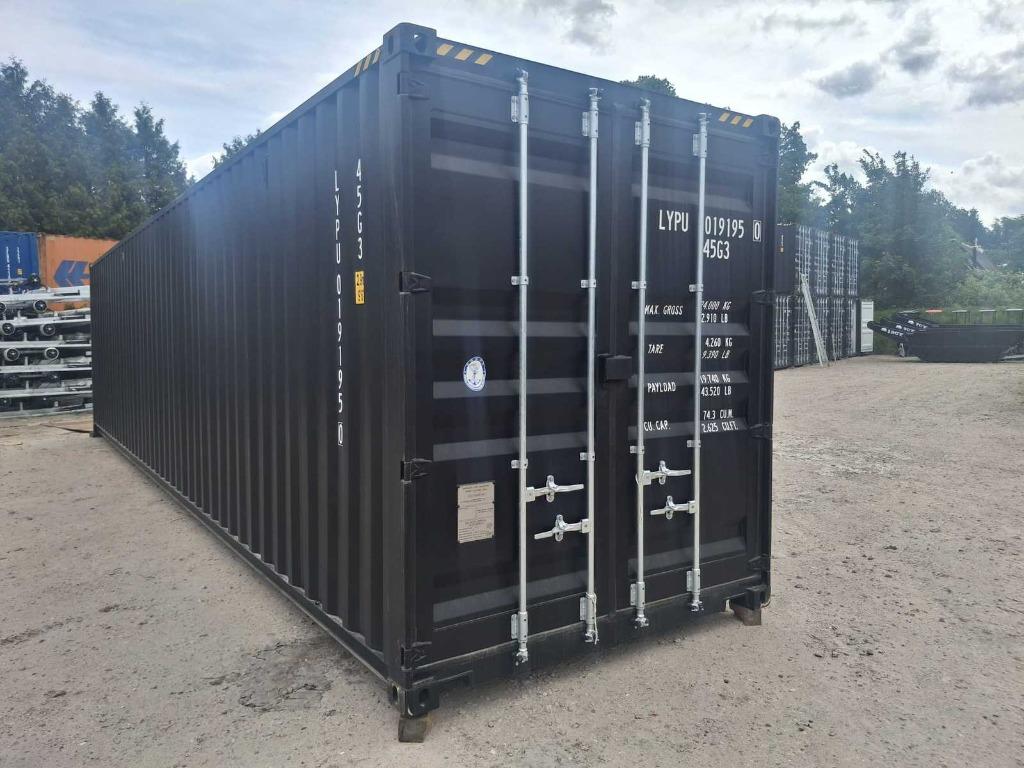 Container met 4 zijdeuren, Ophalen