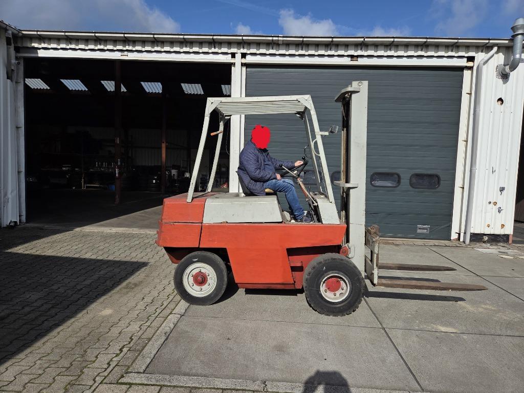 heftruck 3000 kg met lepels lang !, 3000 tot 4000 kg, Linde, Diesel, Heftruck