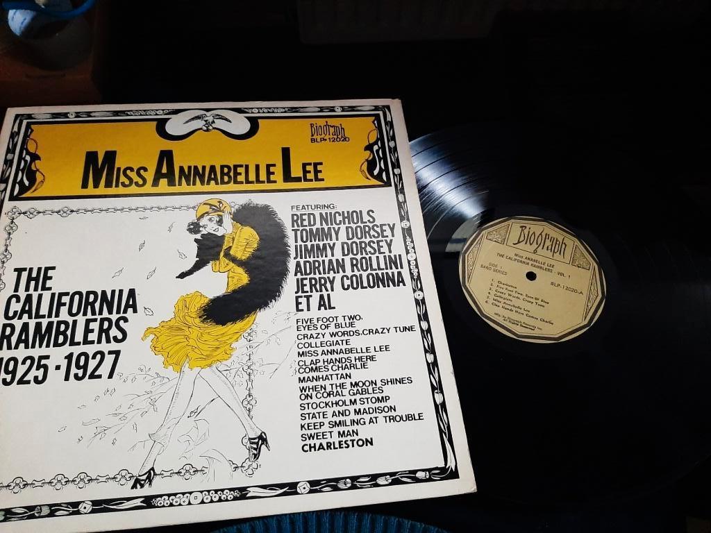 The California Ramblers-Miss Annabelle Lee 1925-1927 BigBand, Ophalen, Gebruikt, 1980 tot heden, 12 inch
