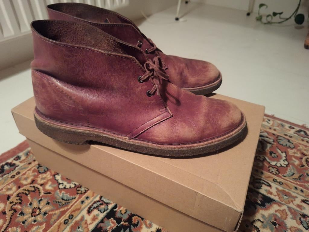 Clarks Desert Boot Heren Maat 43, Ophalen of Verzenden, Gedragen, Bruin, Boots
