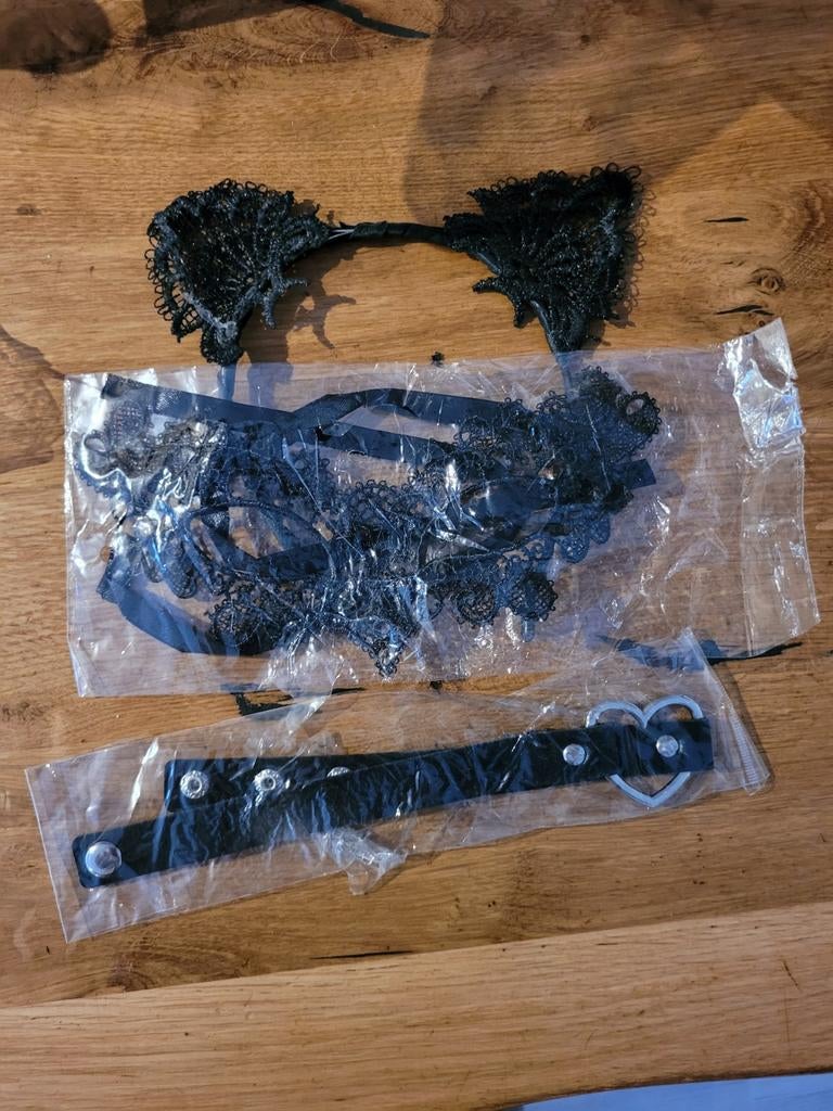 Kattenoren diadeem, Ophalen of Verzenden, Nieuw, Carnaval, Accessoires