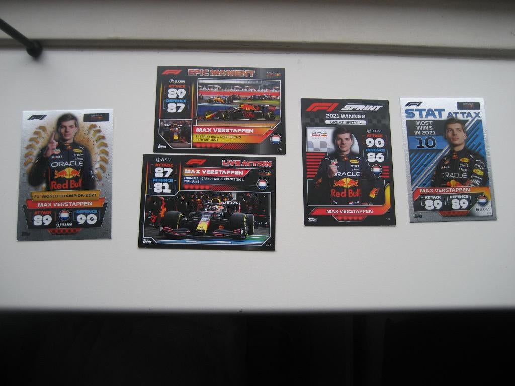 max verstappen verzamel kaartjes, Ophalen of Verzenden, Zo goed als nieuw, Formule 1