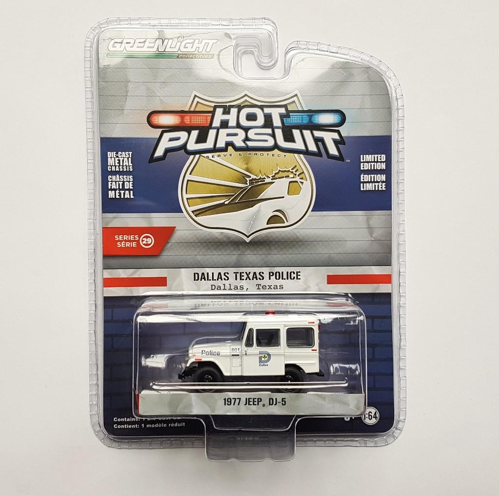 Greenlight Hot Pursuit Series 29 1977 Jeep DJ-5 Texas Police, Verzenden, Nieuw, Auto