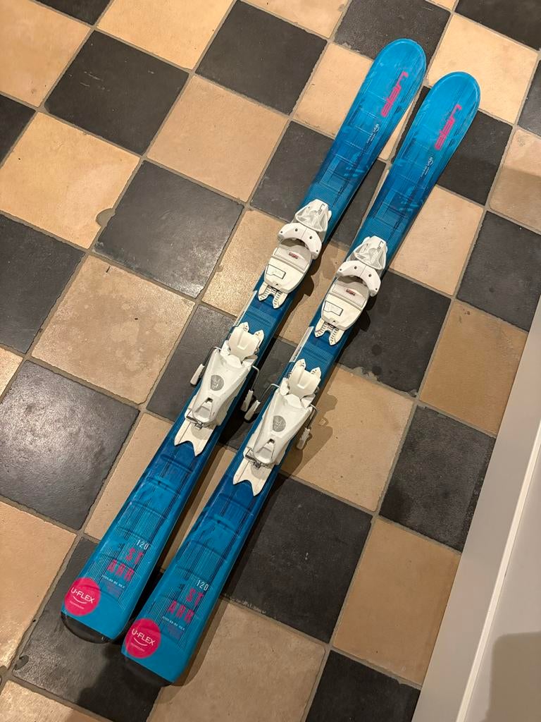 Elan kinderski's 120 cm - U-Flex Earlyrise Rocker, Gebruikt, 100 tot 140 cm, Skiën, Ski's