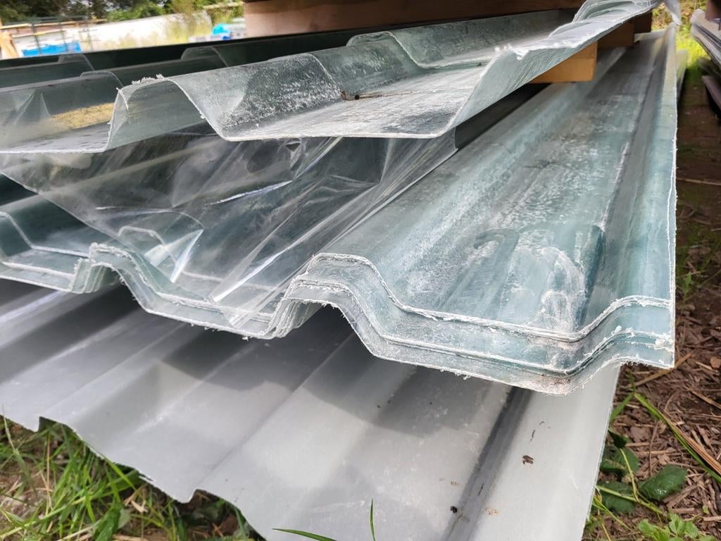 400cm damwand dakplaten polyester helder AANBIEDING