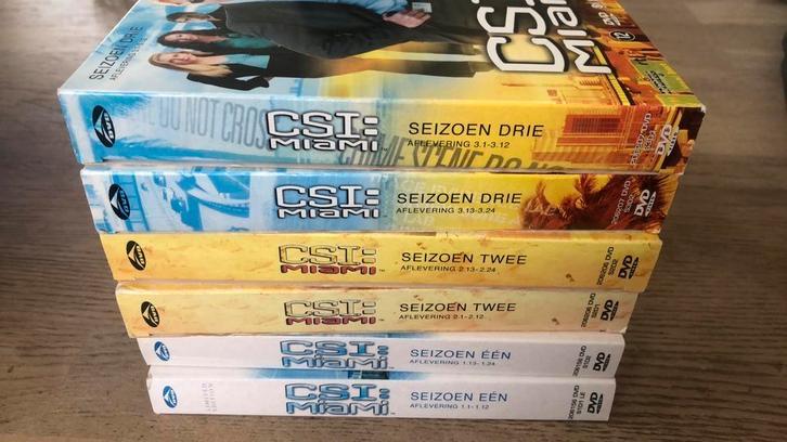 Dvd serie CSI Miami seizoen 1,2 en 3, Ophalen of Verzenden, Zo goed als nieuw