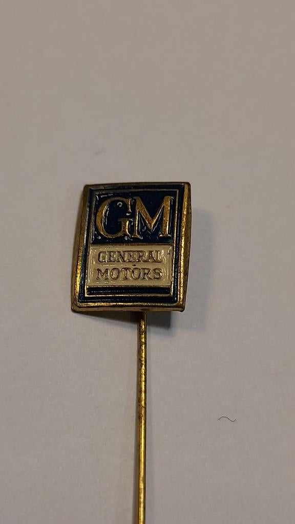 Vintage GM Pin - General Motors Speld, Verzamelen, Speldjes, Pins en Buttons, Ophalen of Verzenden, Gebruikt