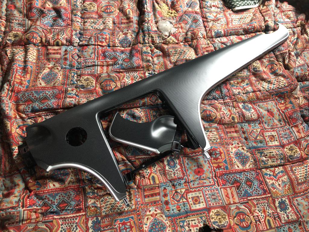 Mercedes W206 S206 C-klasse dashbord lijsten – sierlijsten, Auto-onderdelen, Interieur en Bekleding, Ophalen, Gebruikt, Mercedes-Benz