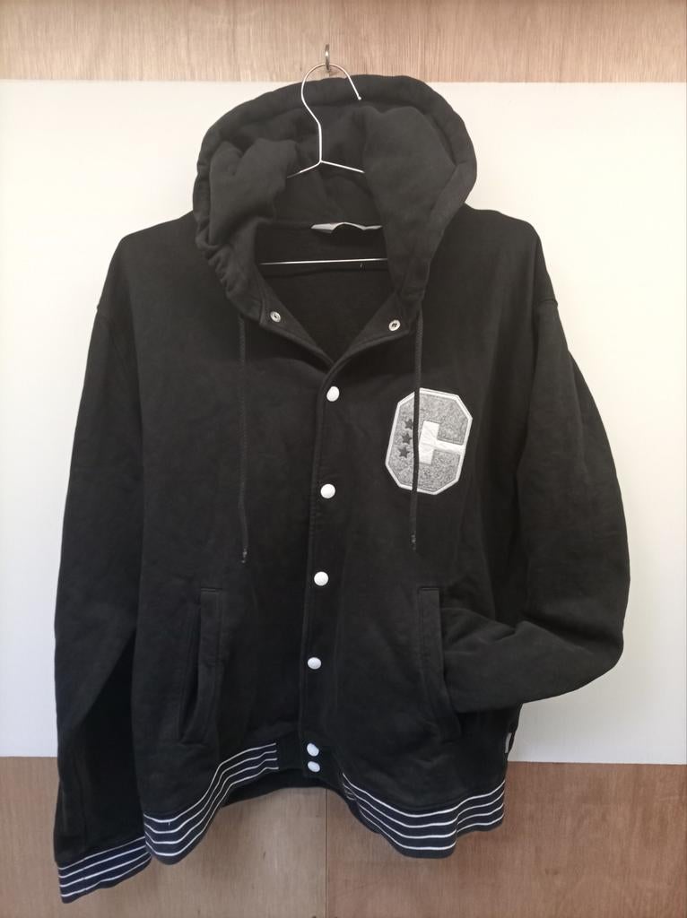 Carhartt Varsity Hoodie Vest – maat L – zeer nette staat, Ophalen of Verzenden, Zo goed als nieuw, Maat 48/50 (M), Grijs