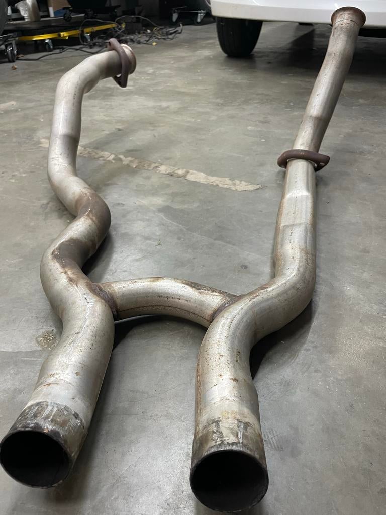 Ford Mustang 351W Uitlaat 69/70 - Compleet (Zonder Dempers), Ophalen of Verzenden, Gebruikt, Ford USA