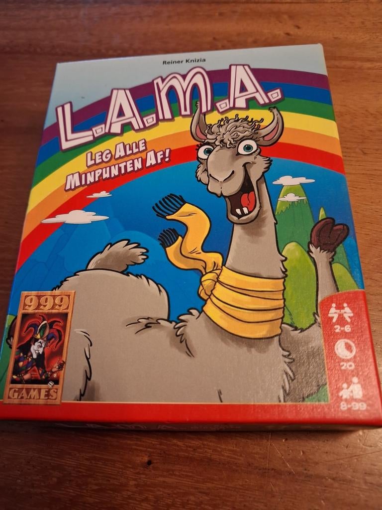 Lama, Vijf spelers of meer, Ophalen of Verzenden, Zo goed als nieuw, 999 Games