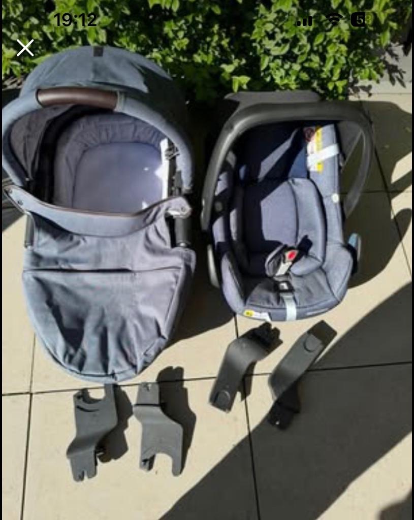 Mutsy EVO, Kinderen en Baby's, Kinderwagens en Combinaties, Ophalen, Gebruikt, Verstelbare duwstang, Combiwagen