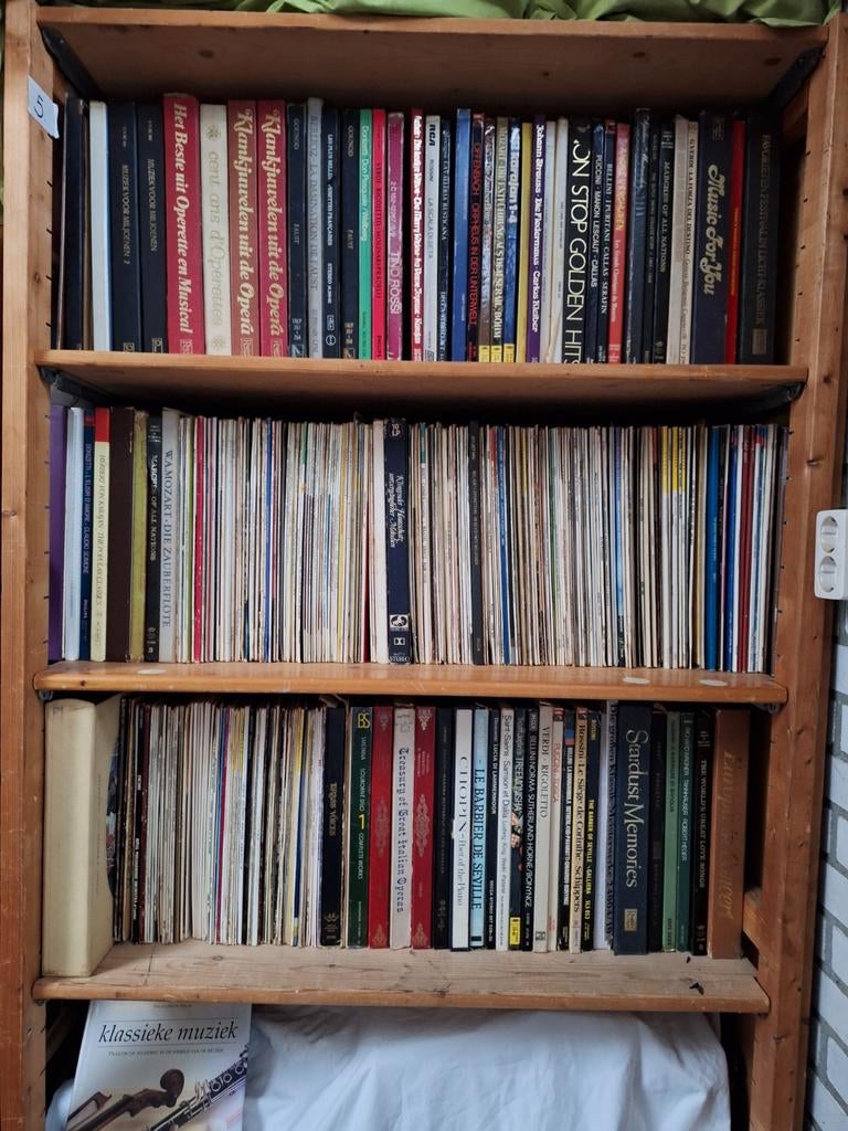 Klassieke lp muziek en opera + boek. Zie de foto's., Cd's en Dvd's, Vinyl | Klassiek, Ophalen, Zo goed als nieuw, Romantiek, Opera of Operette