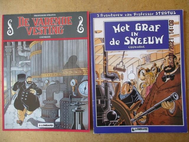 adv3744 professor stratus, Eén stripboek, Ophalen, Gelezen