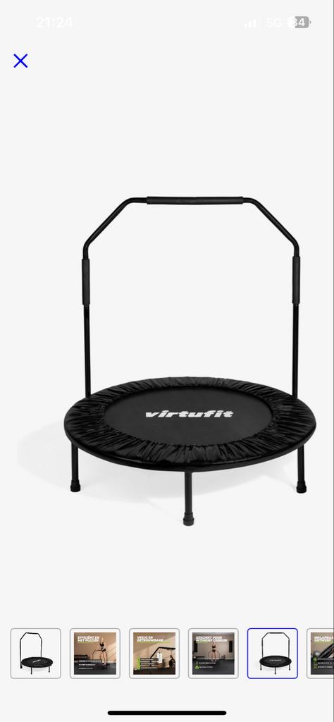 VirtuFit Trampoline met Beugel, Ophalen, Nieuw