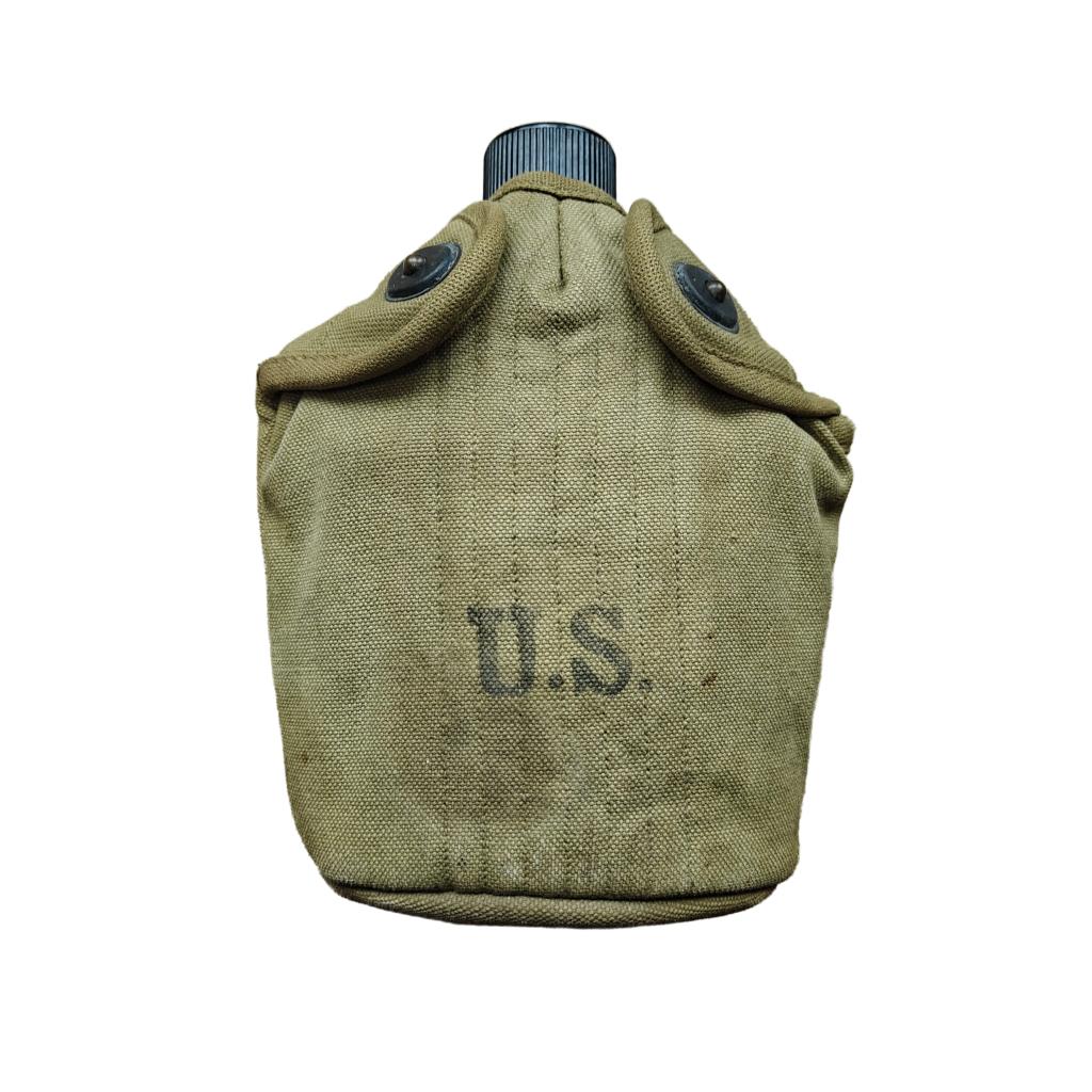 WWII US Canteen With Initials 1942, Ophalen of Verzenden, Amerika, Overige typen