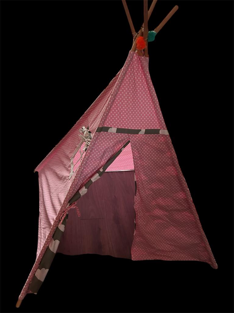 Roze tipi tent, Kinderen en Baby's, Speelgoed | Speeltenten, Ophalen, Gebruikt, ., .