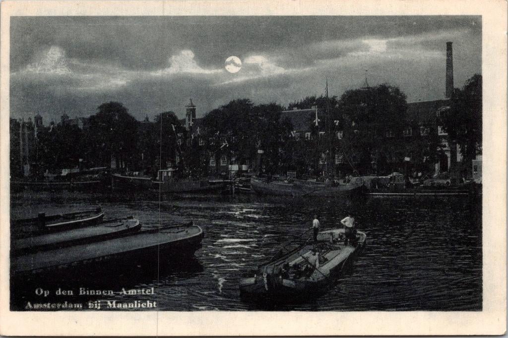 Binnen Amstel Amsterdam - 11 ansichtkaarten, Verzenden, 1920 tot 1940, Ongelopen, Noord-Holland