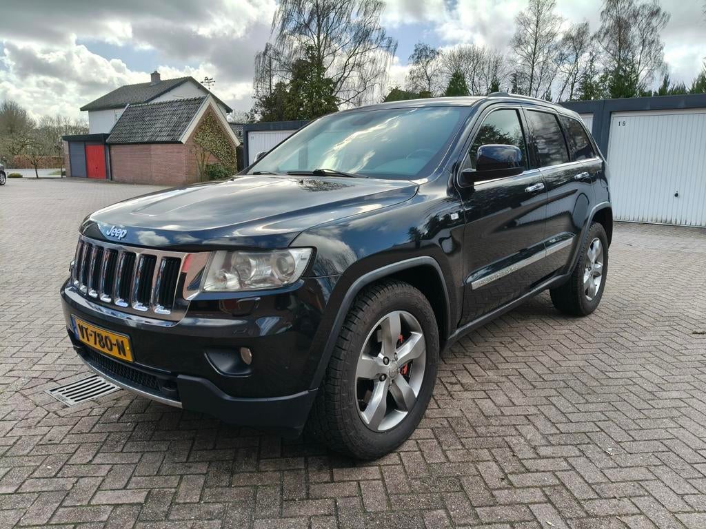 Jeep Grand Cherokee 3.0 CRD grijskenteken van 2012, Auto's, Euro 5, Parkeersensor, Leder, Bruin