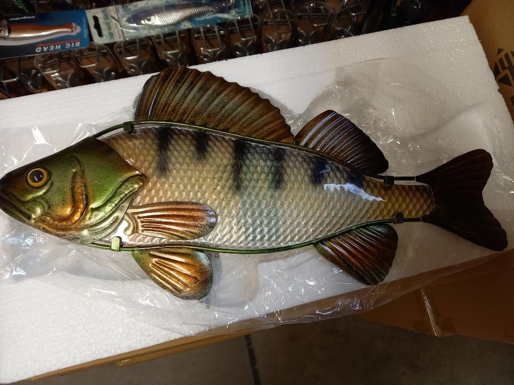 Karper/Snoek/Baars/Marlijn/Tonijn/Zeilvis...Wand-deco vissen, Info@hengelsportleon.nl, Overige typen, Eurocatch, Nieuw