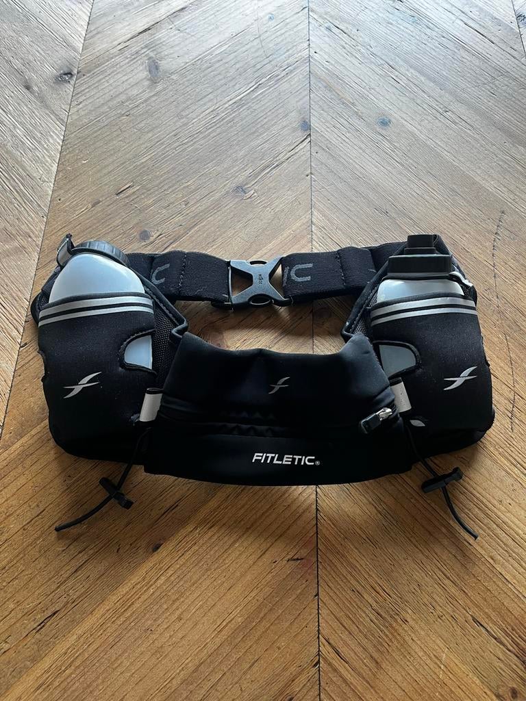 Fitletic hardloopgordel met twee flesjes (running belt), Overige merken, Overige typen, Ophalen of Verzenden, Zo goed als nieuw