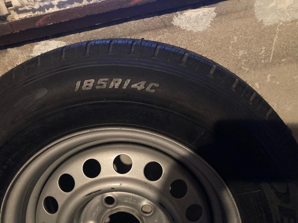 NIEUW reserve wiel met band voor caravan, Caravans en Kamperen, Caravan accessoires, Ophalen, Nieuw