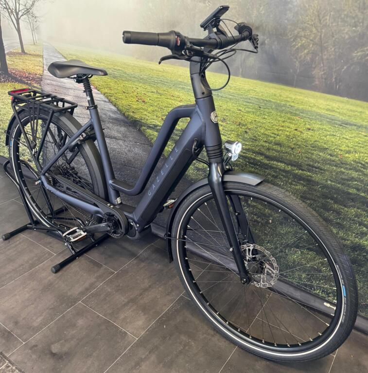 Gazelle Chamonix C5 Elektrische Fiets – Riem-aandrijving, Koninklijke Gazelle N.V., Ophalen of Verzenden, Zo goed als nieuw, 51 tot 55 cm