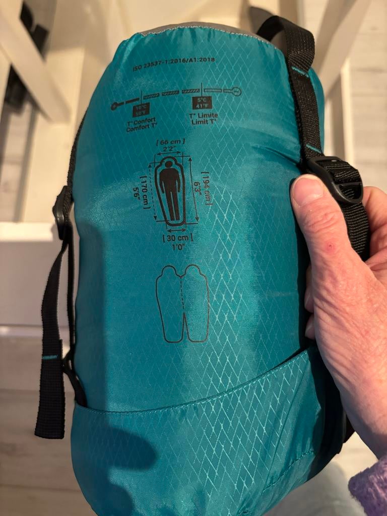 Slaapzak - Comfortabel en Compact voor Kamperen, Caravans en Kamperen, Ophalen of Verzenden, Zo goed als nieuw