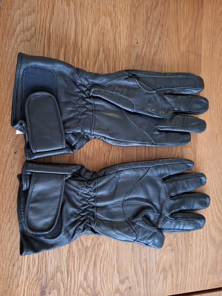 Zwarte leren motorhandschoenen - MOTO LINE by WFI, Ophalen, MOTO LINE by WFI, Dames, Handschoenen