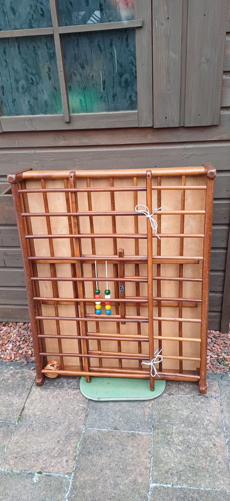 Ouderwetse babybox met telraam, Ophalen, Gebruikt