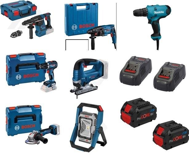 Diverse soorten Bosch Elektrisch Gereedschap, Ophalen, Gebruikt, Boor- en Schroefmachine, 400 tot 600 watt