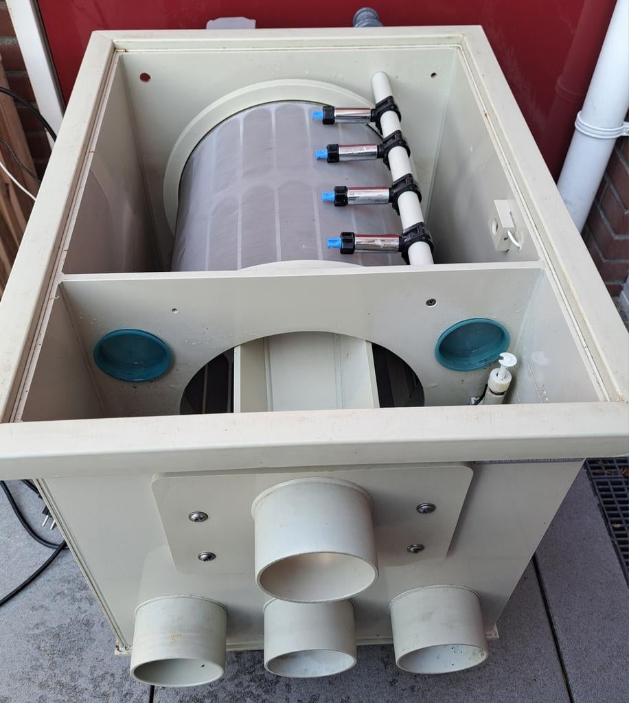 Trommelfilter, Ophalen