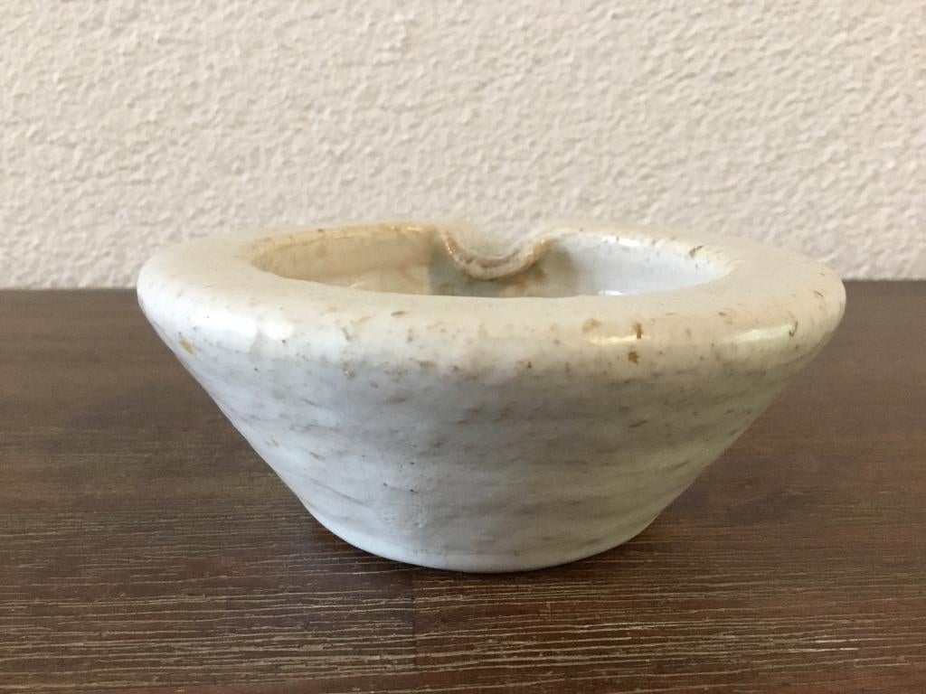 Vintage asbak met glasglazuur van Mobach Keramiek., Antiek en Kunst, Antiek | Keramiek en Aardewerk, Ophalen of Verzenden