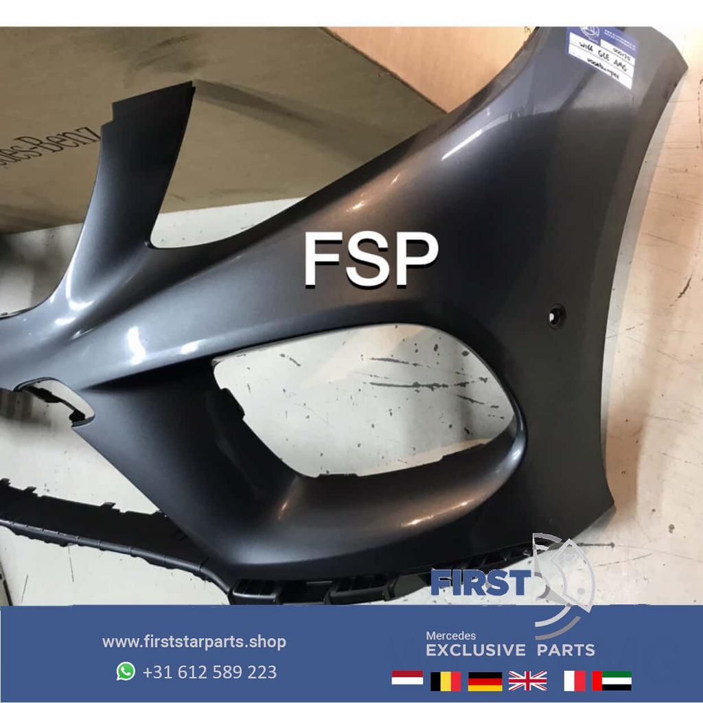 W166 GLE AMG VOORBUMPER Mercedes 2015-2019 BUNPER ORIGINEEL, Gebruikt, -, Voor, Ophalen of Verzenden