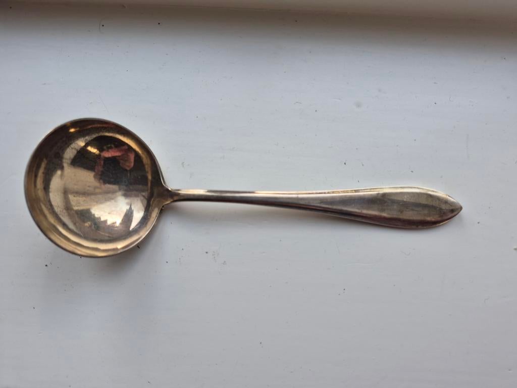 Juslepel verzilverd 100 van Gero, Antiek en Kunst, Ophalen of Verzenden