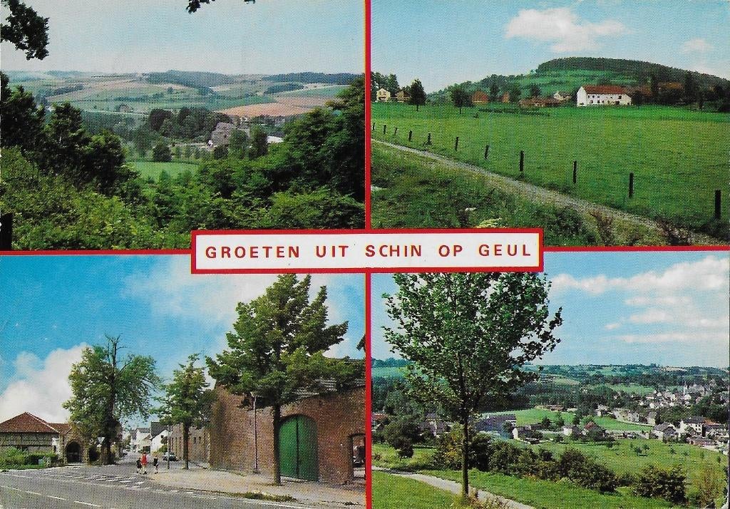 Schin op geul gelopen ansichtkaart ( 197 ), Ophalen of Verzenden, 1980 tot heden, Gelopen, Limburg