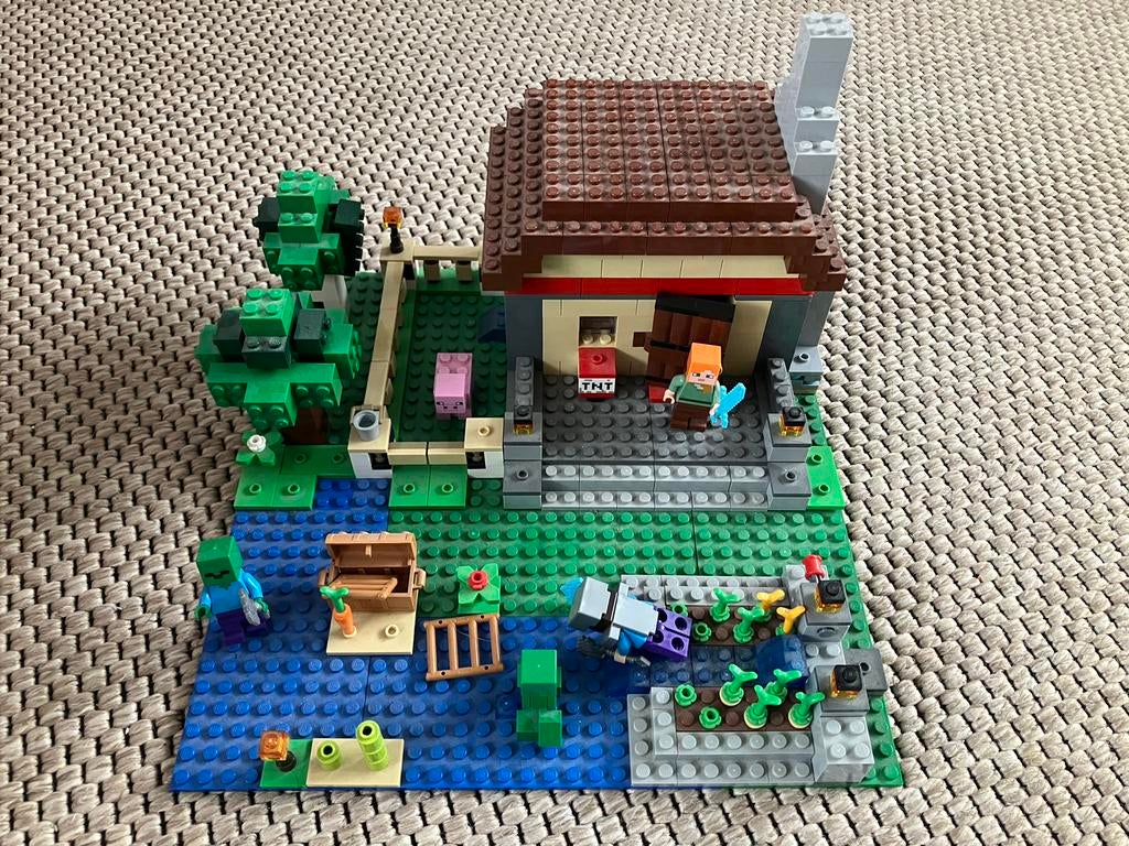 Lego Minecraft 21161, Kinderen en Baby's, Speelgoed | Duplo en Lego, Ophalen of Verzenden, Gebruikt, Complete set, Lego