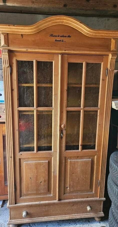 Grenen kast, Ophalen, Gebruikt