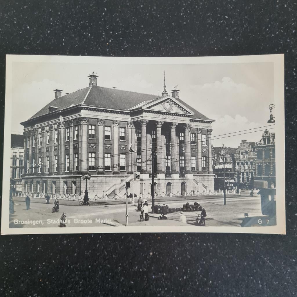 Groningen, Stadhuis, Verzenden, 1920 tot 1940, Ongelopen, Groningen