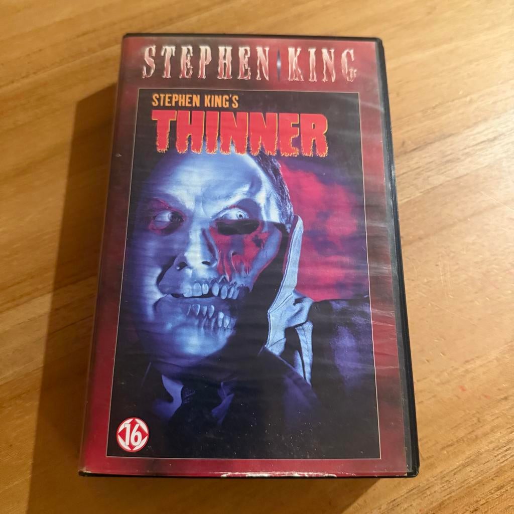 Stephen King's Thinner - VHS, Cd's en Dvd's, VHS | Film, Vanaf 16 jaar, Ophalen of Verzenden, Gebruikt, Horror