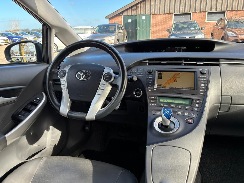 Toyota Prius 1.8 Executive Business |HUD + Cruise + Clima +, Stof, Gebruikt, Zwart, 4 cilinders