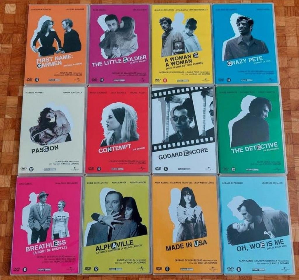 Godard collection • 12 films, Ophalen of Verzenden, Zo goed als nieuw, Overige gebieden