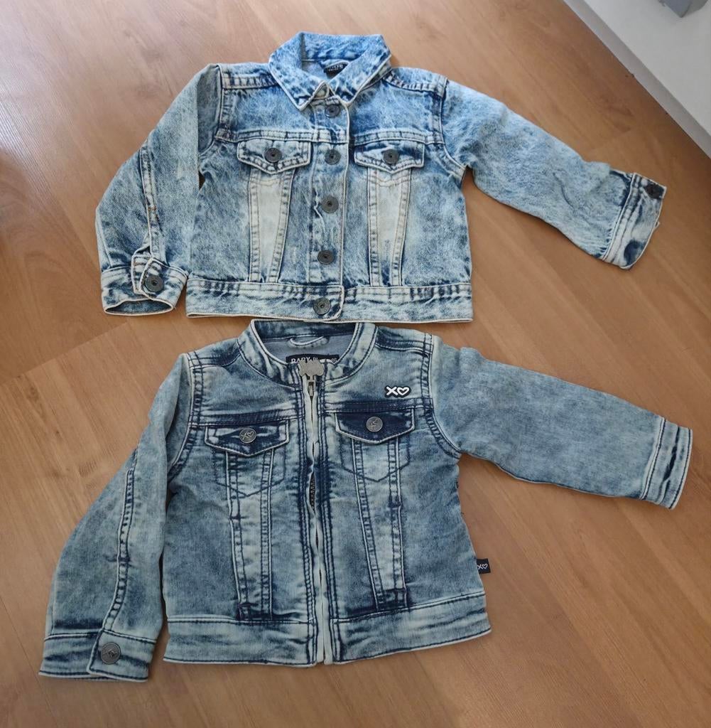 Spijkerjas meisje maat 86-92, Ophalen of Verzenden, Zo goed als nieuw, Meisje, Jas