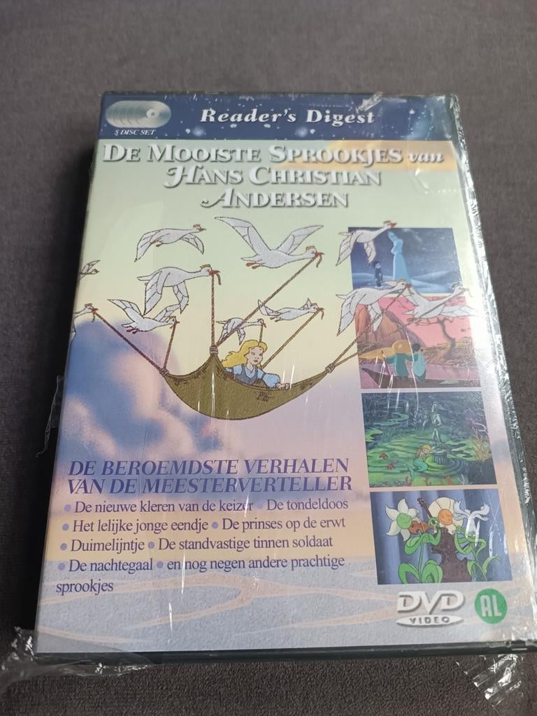 De mooiste sprookjes van Hans Christian Andersen - dvd box, Cd's en Dvd's, Alle leeftijden, Ophalen of Verzenden, Zo goed als nieuw