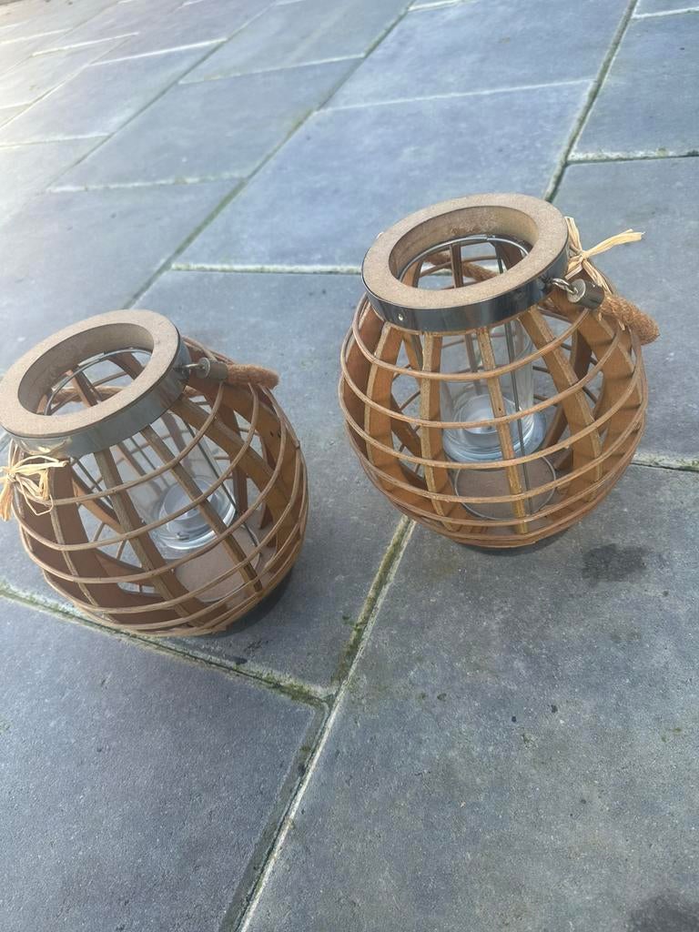 Lantaarntjes, Huis en Inrichting, Woonaccessoires | Kandelaars en Kaarsen, Ophalen of Verzenden, Zo goed als nieuw
